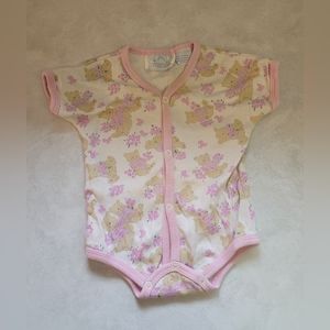 Vintage 90's baby girl onsie